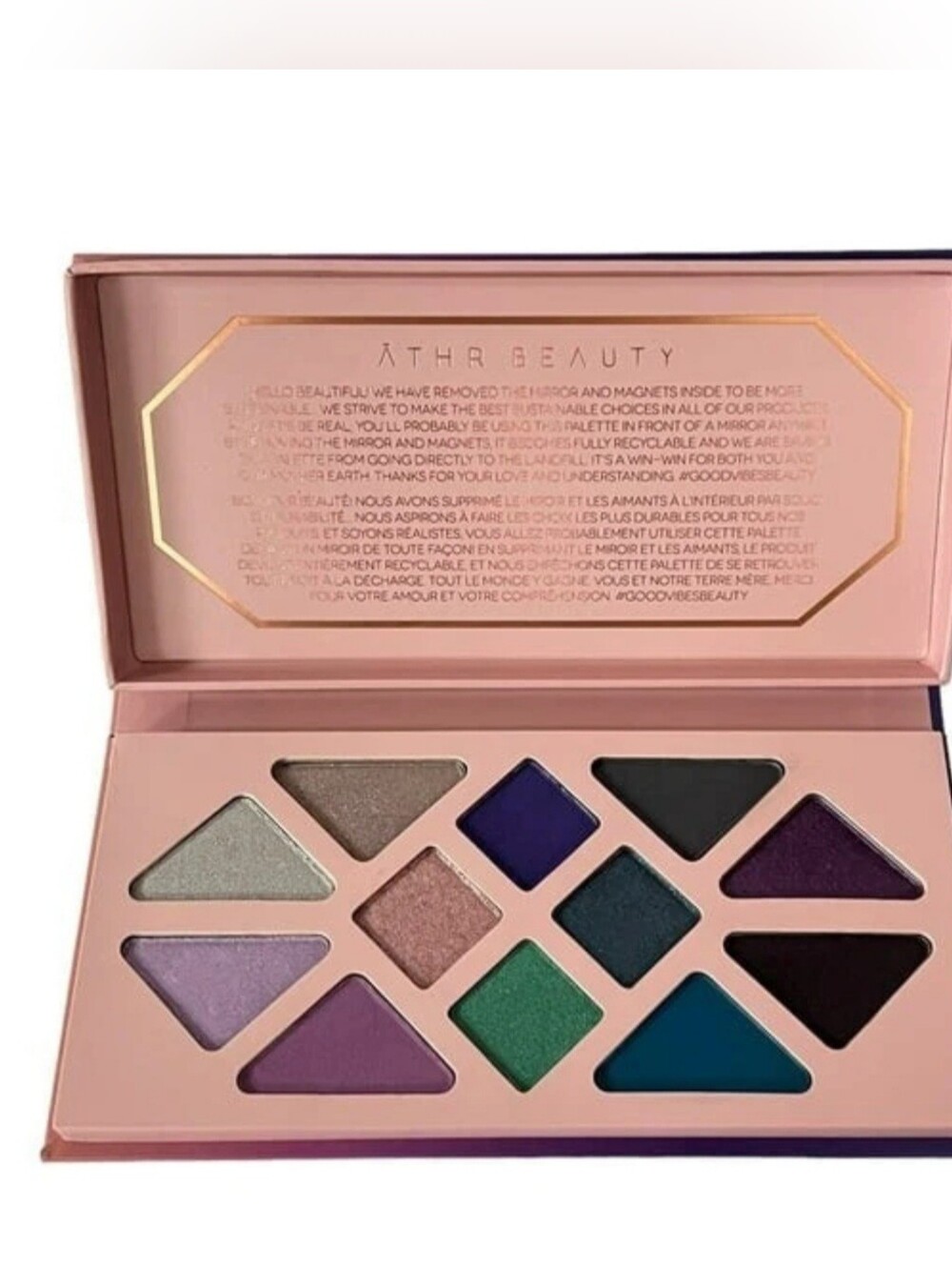 ATHR Beauty Moonlight Crystal Eyeshadow Palette 12 Shades. New Full Size.